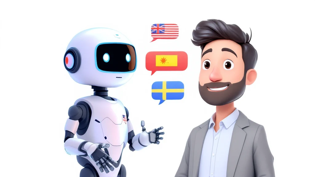 WordPress AI chatbot supporting 5 languages automatically on a website